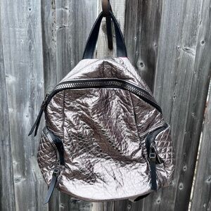 Rimen & Co Silver Bronze Colour Backpack and Wallet NWT